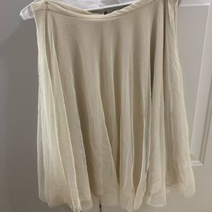 Arden B Creme skirt